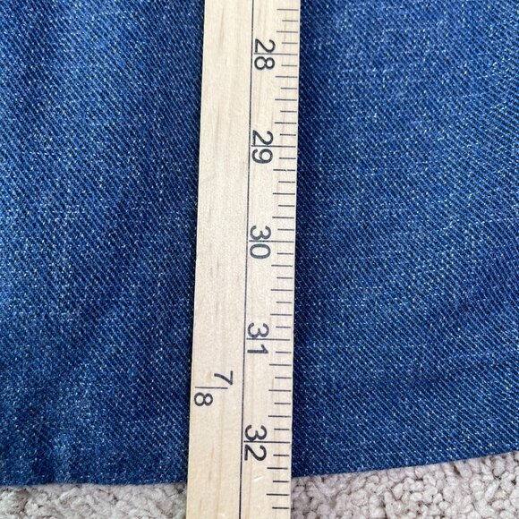 J Jill Blazer Womens S Blue Chambray Open Front Longline Jacket Artsy Oversized - Picture 8 of 10